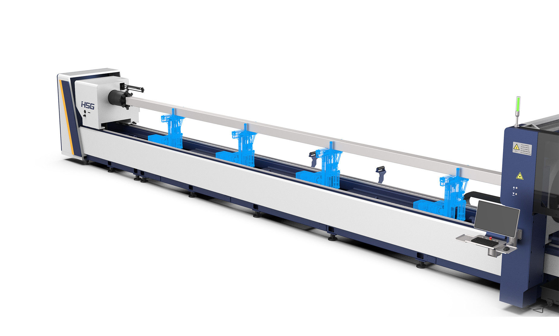 Independent-Follow-Up-Support-on-the-Loading-Lathe Independent-Follow-Up-Support-on-the-Loading-Lathe